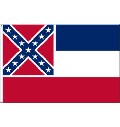 Flagge Mississippi (USA) 90 x 150 cm