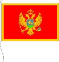 Flagge Montenegro 30 x 20 cm Marinflag