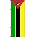 Flagge Mosambik 400 x 150 cm
