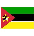 Flagge Mosambik 90 x 150 cm