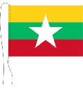 Tischflagge Myanmar 15 x 25 cm