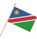 Stockflagge Namibia (VE 10 Stück) 30 x 45 cm