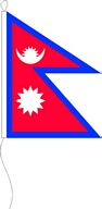 Tischflagge Nepal 10 x 15 cm