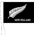 Tischflagge Neuseeland Feder All Blacks 15 x 25 cm