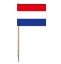 Mini-Papierfahnen Niederlande  (VE 1000 Stück) 3 x 4 cm