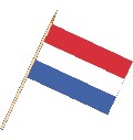 Stockflagge Niederlande (VE 10 Stück) 45 x 30 cm