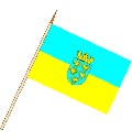 Stockflagge Niederösterreich (VE 10 Stück) 30 x 45 cm