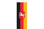 Bannerfahne Niedersachsen 120 x 300 cm Marinflag