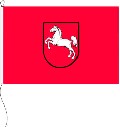 Flagge Niedersachsen rot 20 x 30 cm