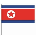 Papierfahnen Korea Nord (VE 1000 Stück) 12 x 24 cm