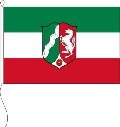 Flagge Nordrhein-Westfalen mit Wappen 80 x 120 cm