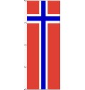 Flagge Norwegen 500 x 150 cm