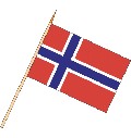 Tischflagge Norwegen (VE 10 Stück) 30 x 45 cm