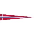 Langwimpel Norwegen 40 x 150 cm