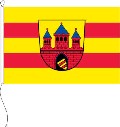 Flagge Oldenburg gelb-rot mit Wappen 200 x 300 cm Marinflag