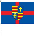 Flagge Oldenburg Land mit Landeswappen 120 x 200 cm