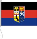 Flagge Ostfriesland mit Wappen 50 x 75 cm