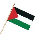 Stockflagge Palästina (VE 10 Stück) 30 x 45 cm