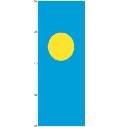 Flagge Palau 300 x 120 cm