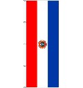 Flagge Paraguay 400 x 150 cm