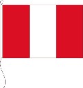 Flagge Peru ohne Wappen Handelsflagge 40 x 60 cm