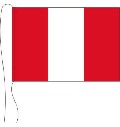 Tischflagge Peru ohne Wappen Handelsflagge 15 x 25 cm