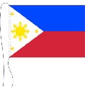 Tischflagge Philippinen 15 x 25 cm