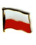 Anstecknadel Polen - Restposten 1,2 x 1,7 cm