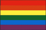 Flagge Regenbogen 90 x 150 cm