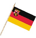Tischflagge Rheinland-Pfalz (VE 10 Stück) 30 x 45 cm