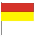 Papierfahnen Farbe rot/gelb  (VE 1000 Stück) 12 x 24 cm