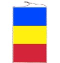 Tischbanner Rumänien 15 x 25 cm
