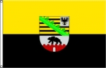 Flagge Sachsen-Anhalt mit Wappen 90 x 150 cm