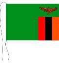 Tischflagge Sambia 15 x 25 cm