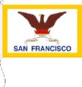 Flagge San Francisco 150 x 250 cm