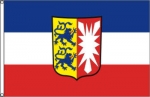 Flagge Schleswig-Holstein mit Wappen 150 x 90 cm