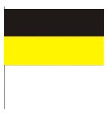 Papierfahnen Farbe schwarz/gelb  (VE  250 Stück) 12 x 24 cm