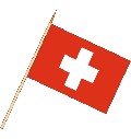 Tischflagge Schweiz (VE 10 Stück) 30 x 45 cm