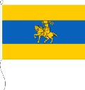 Flagge Schwerin mit Wappen 120 x 200 cm