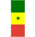 Flagge Senegal 500 x 150 cm