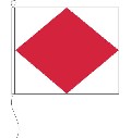 Signal Flagge F  70 x 84 cm