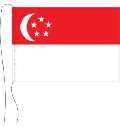 Tischflagge Singapur 15 x 25 cm