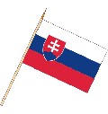 Stockflagge Slowakei (VE 10 Stück) 30 x 45 cm