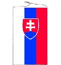 Tischbanner Slowakei 15 x 25 cm