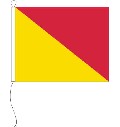 Flagge Signal O (Otto)  20 x 24 cm