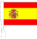 Tischflagge Spanien mit Wappen 15 x 25 cm