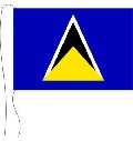 Tischflagge St. Lucia 15 x 25 cm