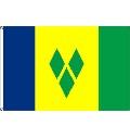 Flagge St. Vincent + Grenadines 90 x 150 cm