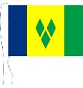 Tischflagge St. Vincent + Grenadines 15 x 25 cm