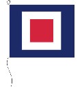 Signal Flagge W  70 x 84 cm